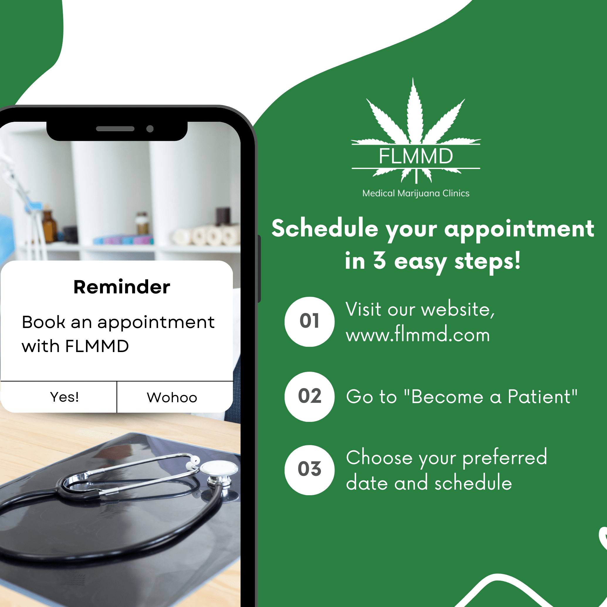 flmmd book marijuana doctor appointment